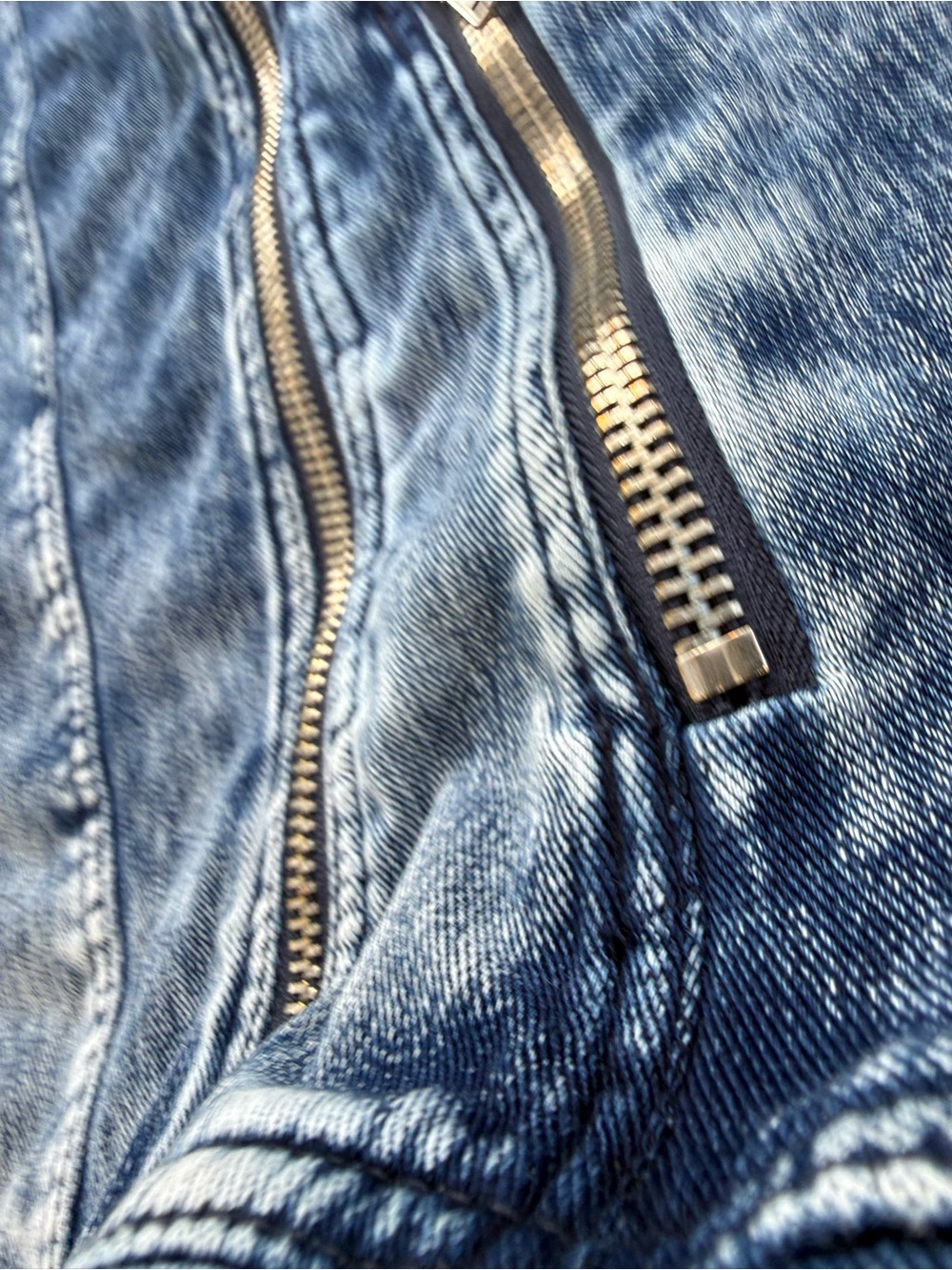 Liverpool Bradford Moto Denim Jacket XL | Like New - Picture 10 of 16